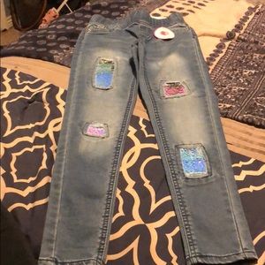 Justice leggings. Size 7